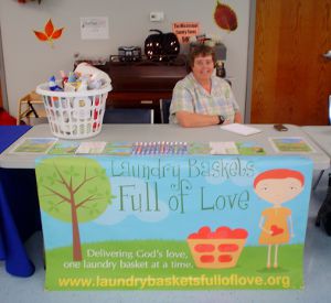 The LBFOL booth at the East Prairie Nutritional Center Health Fair